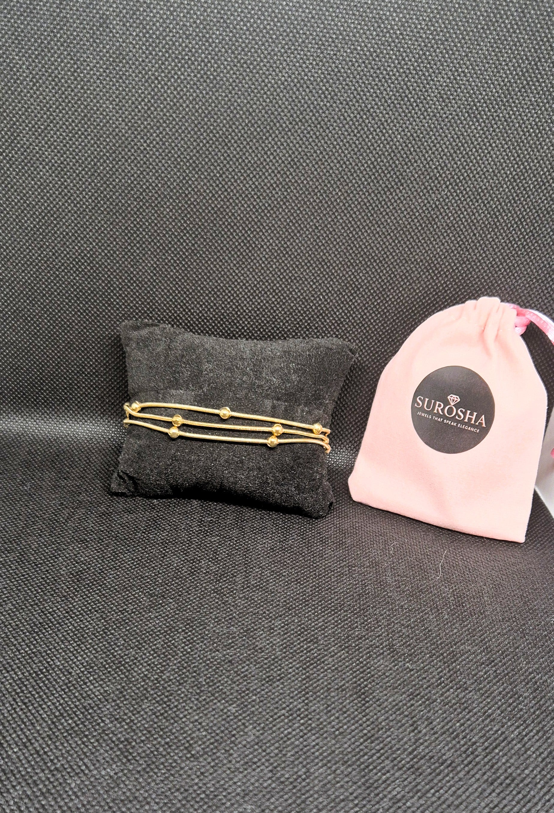 SuRosha Triple Elegance Armband – 3 Lagen Chic