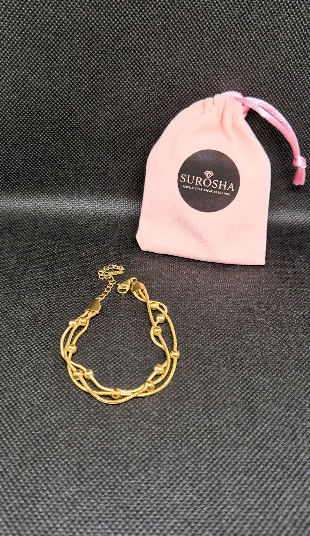 SuRosha Triple Elegance Armband – 3 Lagen Chic