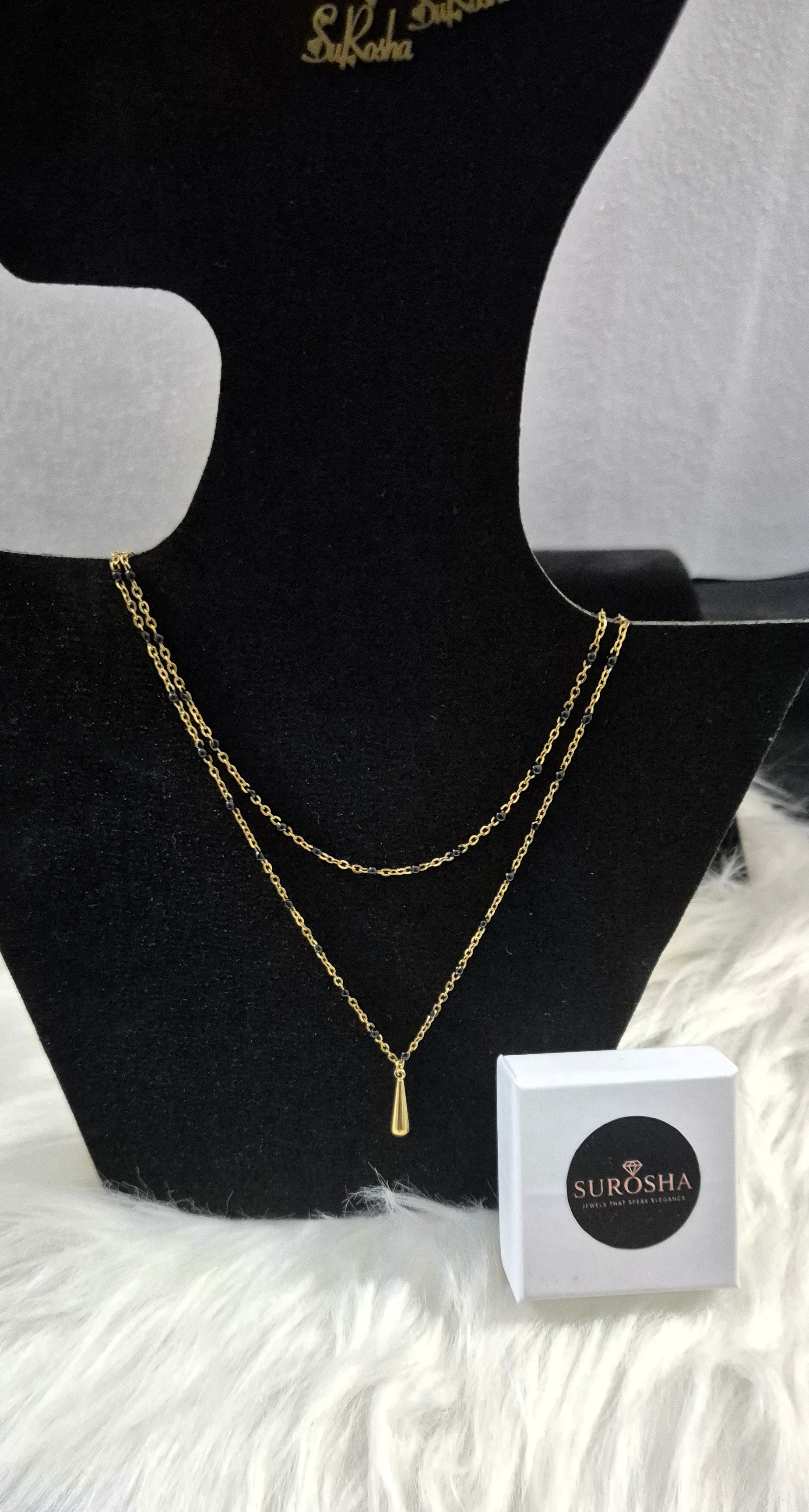 Surinaamse Style Kralen Ketting - Dubbele ketting