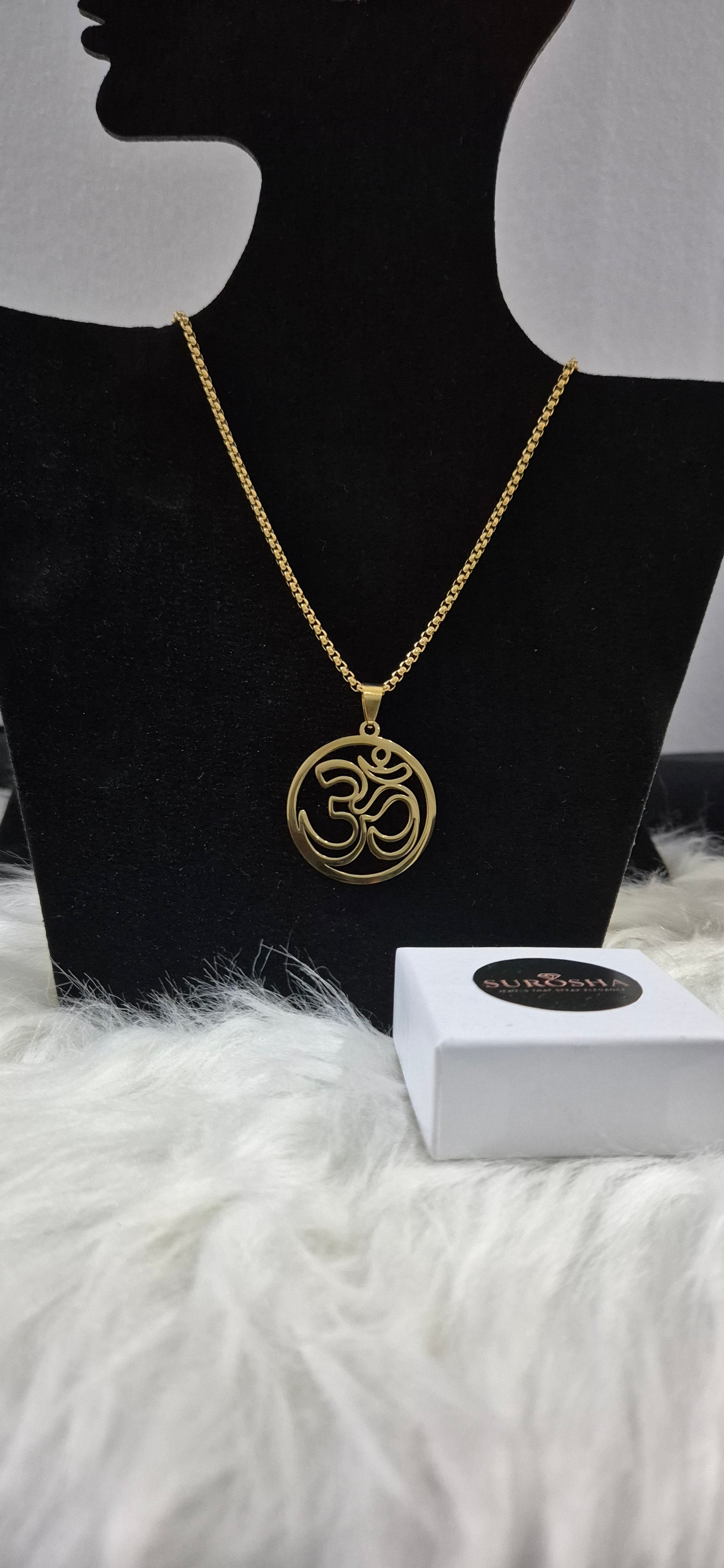 SuRosha OHM Statement Ketting– Kracht & Spiritualiteit