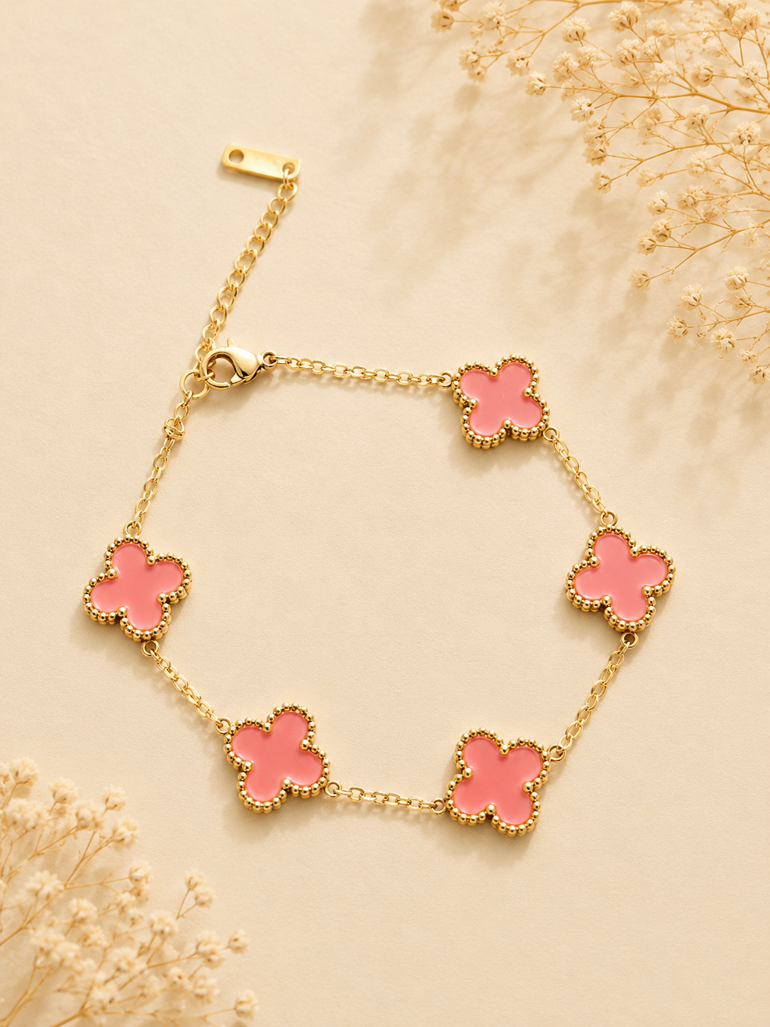SuRosha Roze Klaver Armband