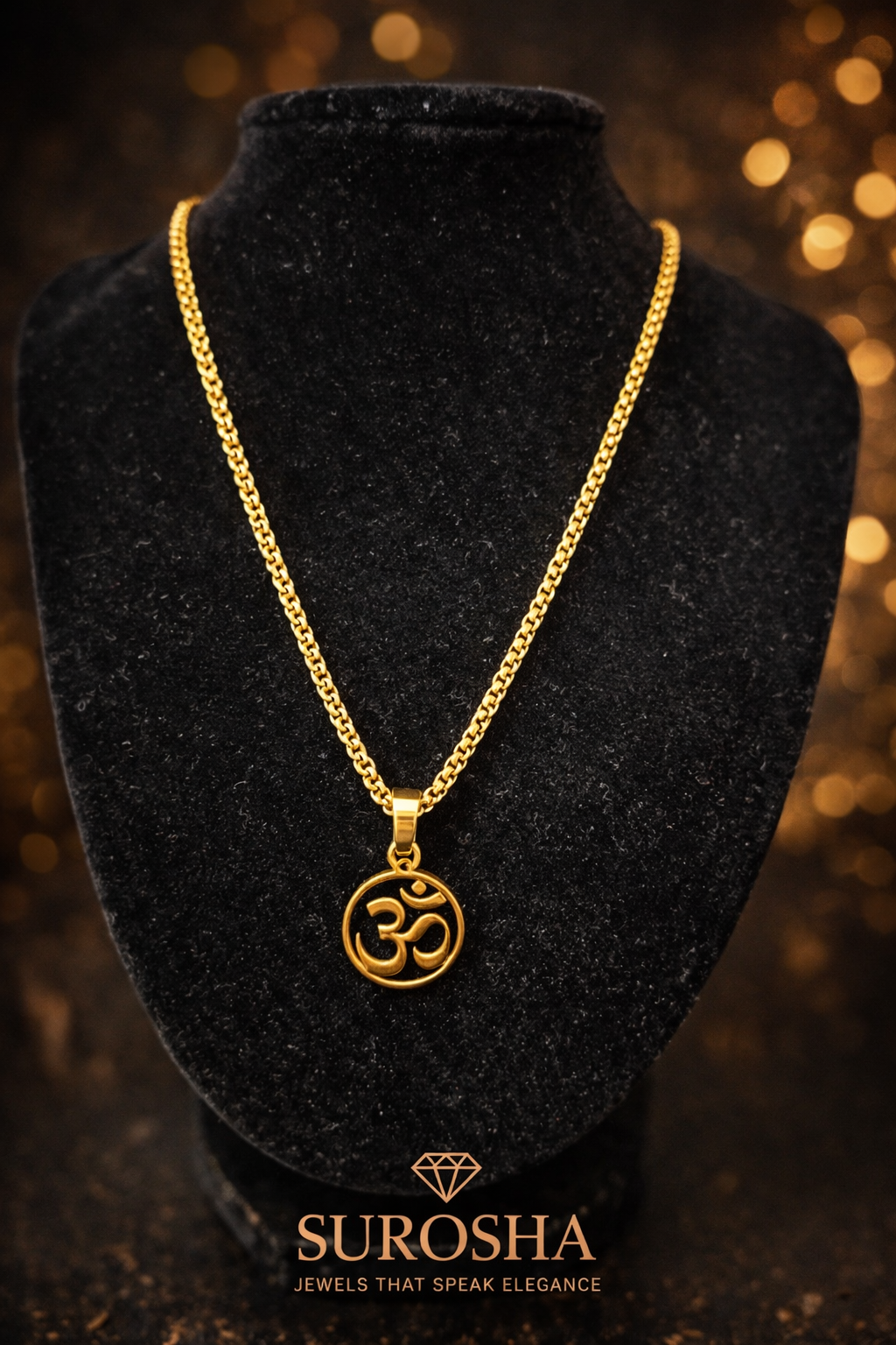 SuRosha OHM Ketting – Goud – 55 & 60 cm