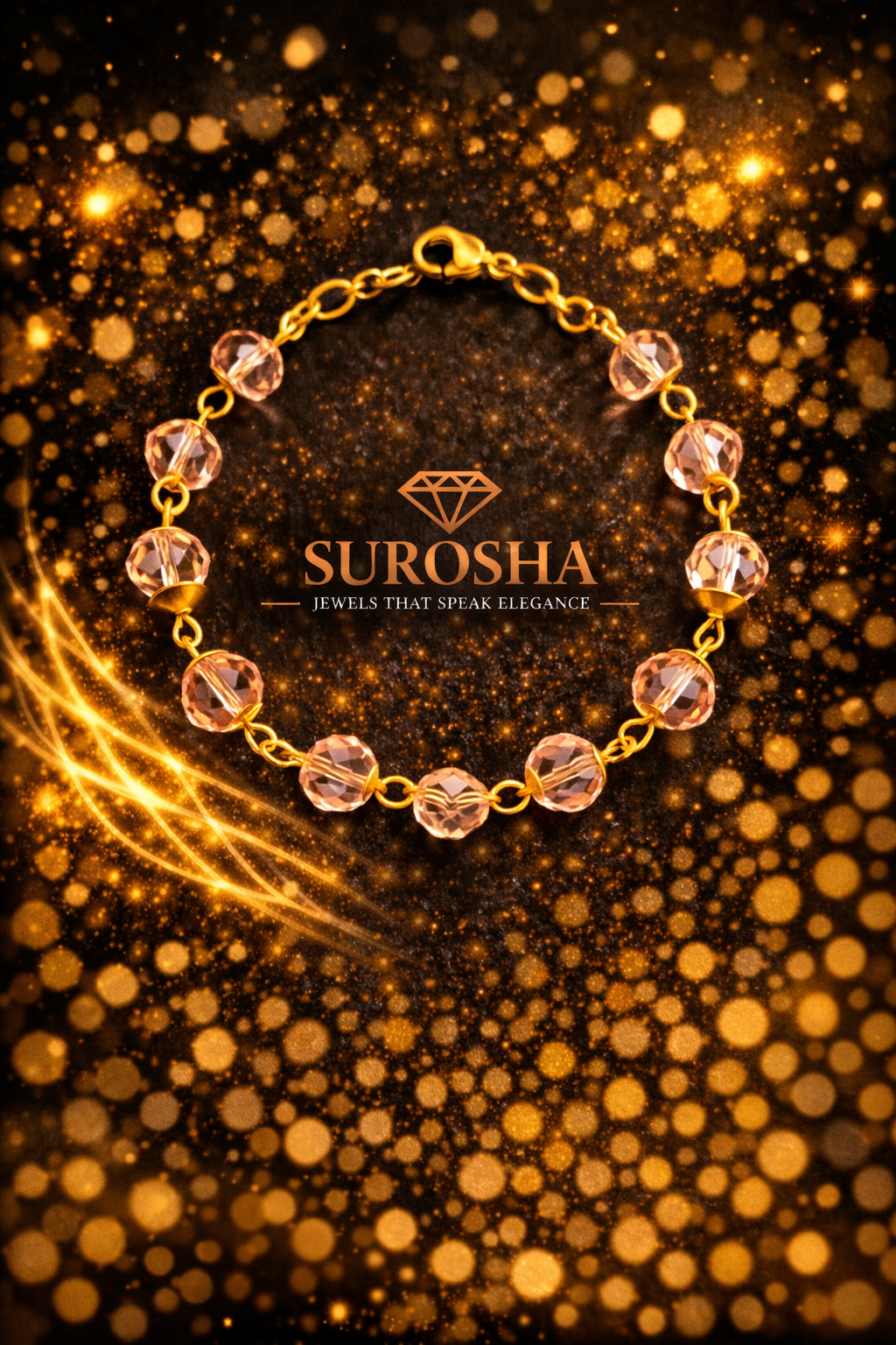 SuRosha Champagne Glow Armband