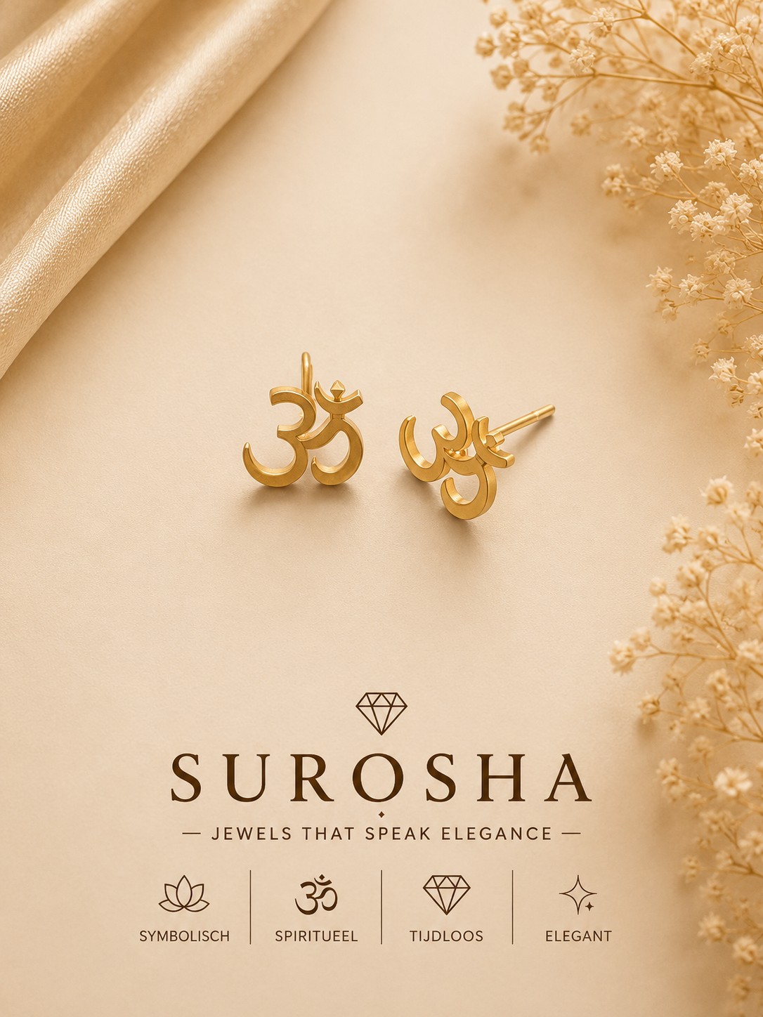 SuRosha Ohm Oorknopjes