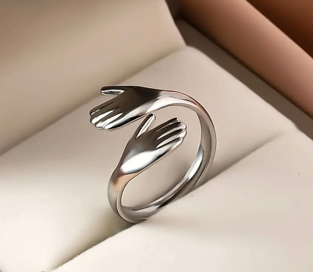 “4-Ever” ring met handdesign – unisex