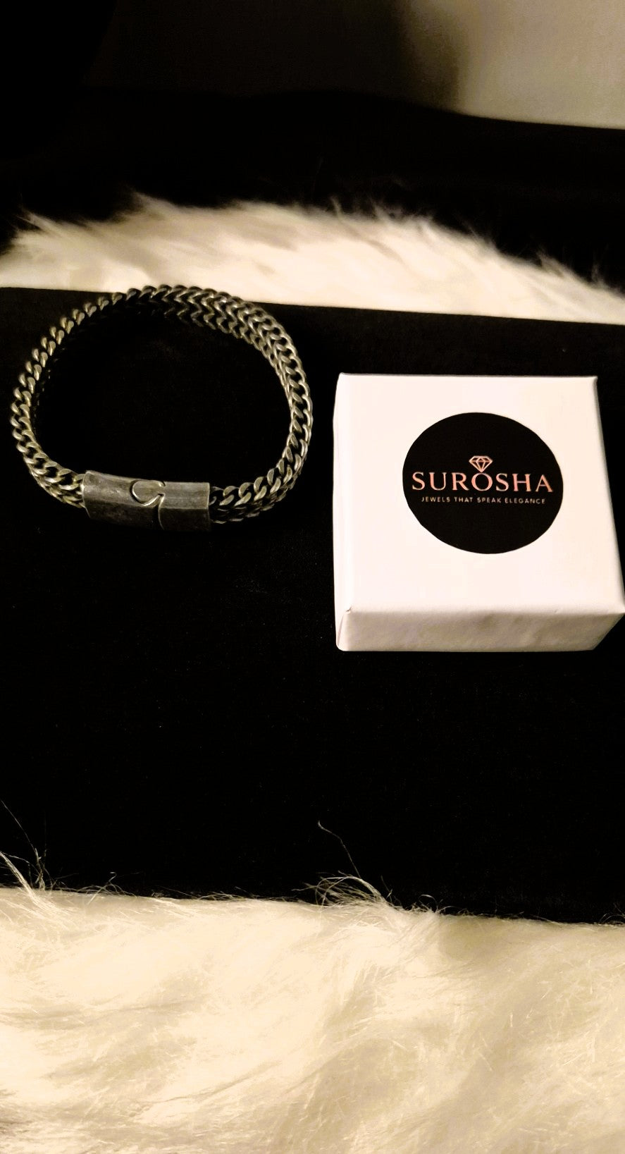 Stainless Steel Herenarmband – Strakke Vissengraat Schakel Zilver