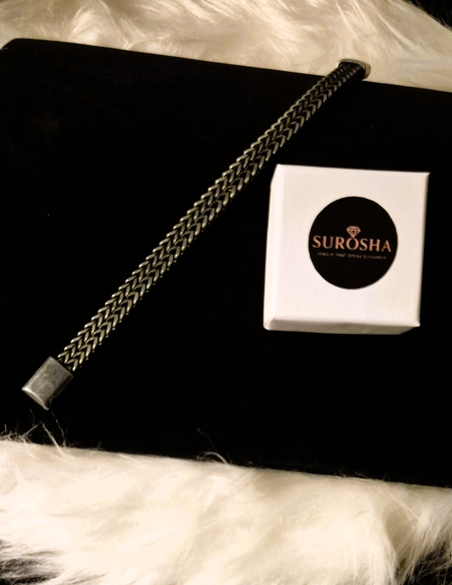 Stainless Steel Herenarmband – Strakke Vissengraat Schakel Zilver