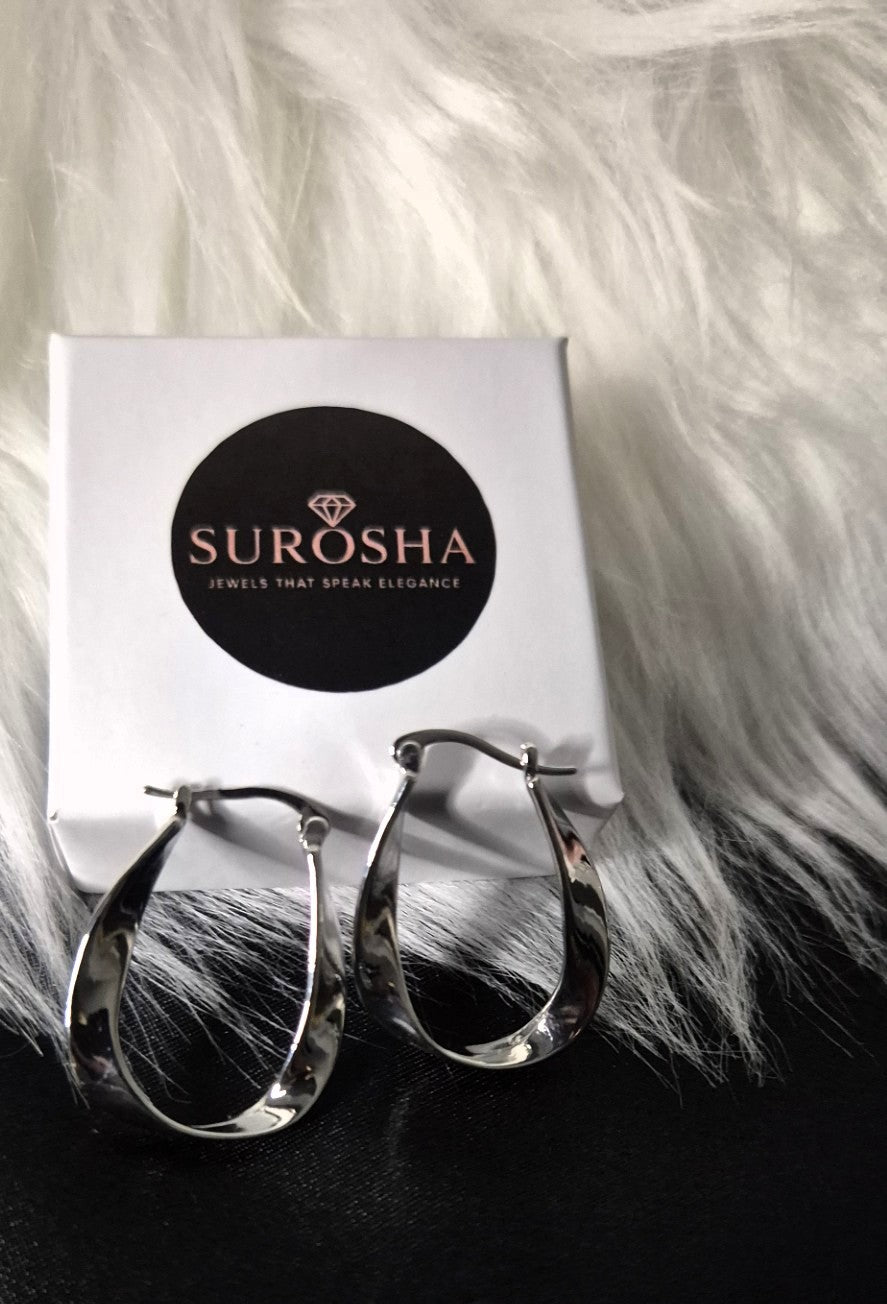 SuRosha Zilver Elegante Oorringen– Tijdloos & Hypoallergeen