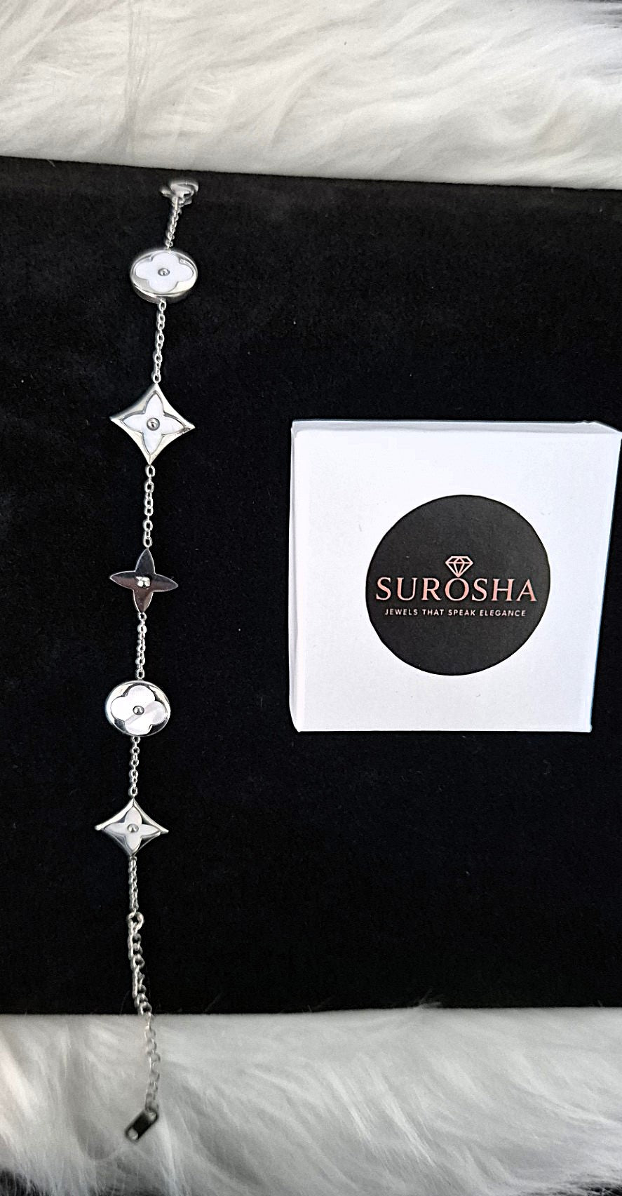 SuRosha Luxe LuLu Armband – Stainless Steel Zilver